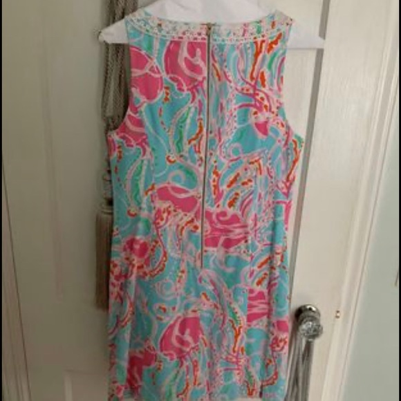 Lilly Pulitzer Jellyfish Dress Shift Dress Size 4 - Picture 2 of 8